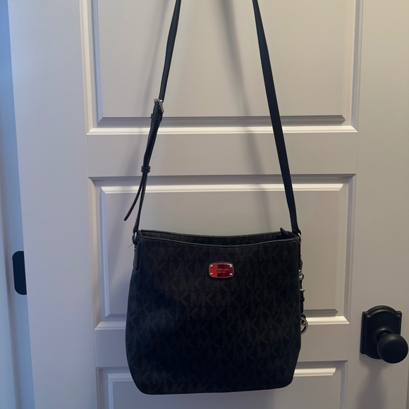 Michael Kors Black Crossbody Purse - Picture 1 of 7